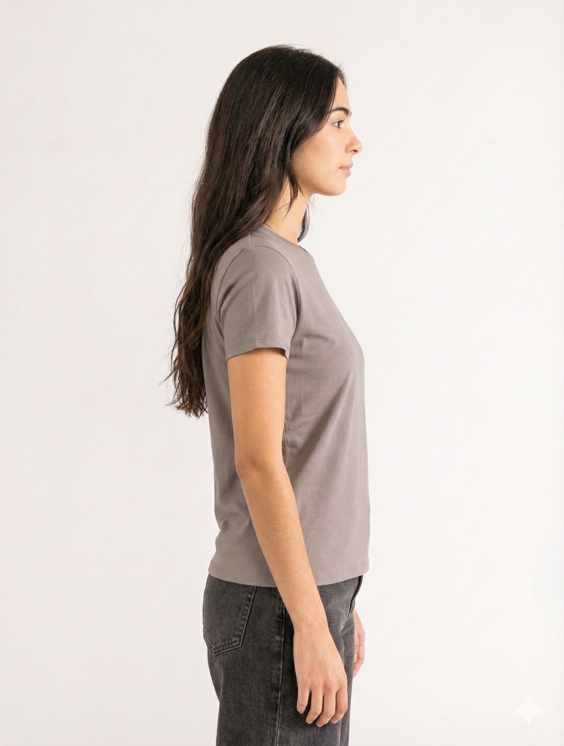 Basic Premium Tee, Gris Obscuro