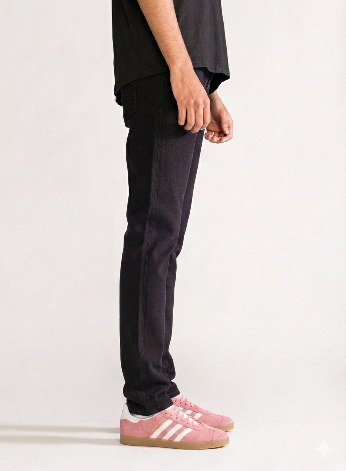 Crushing It Slim Fit Jeans, Negro