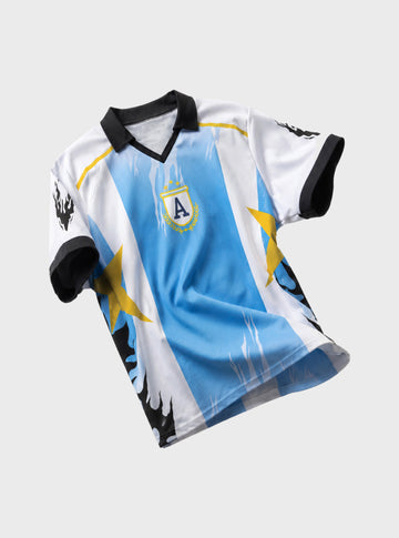 Camisola Fut DISFO - Argentina, Celeste