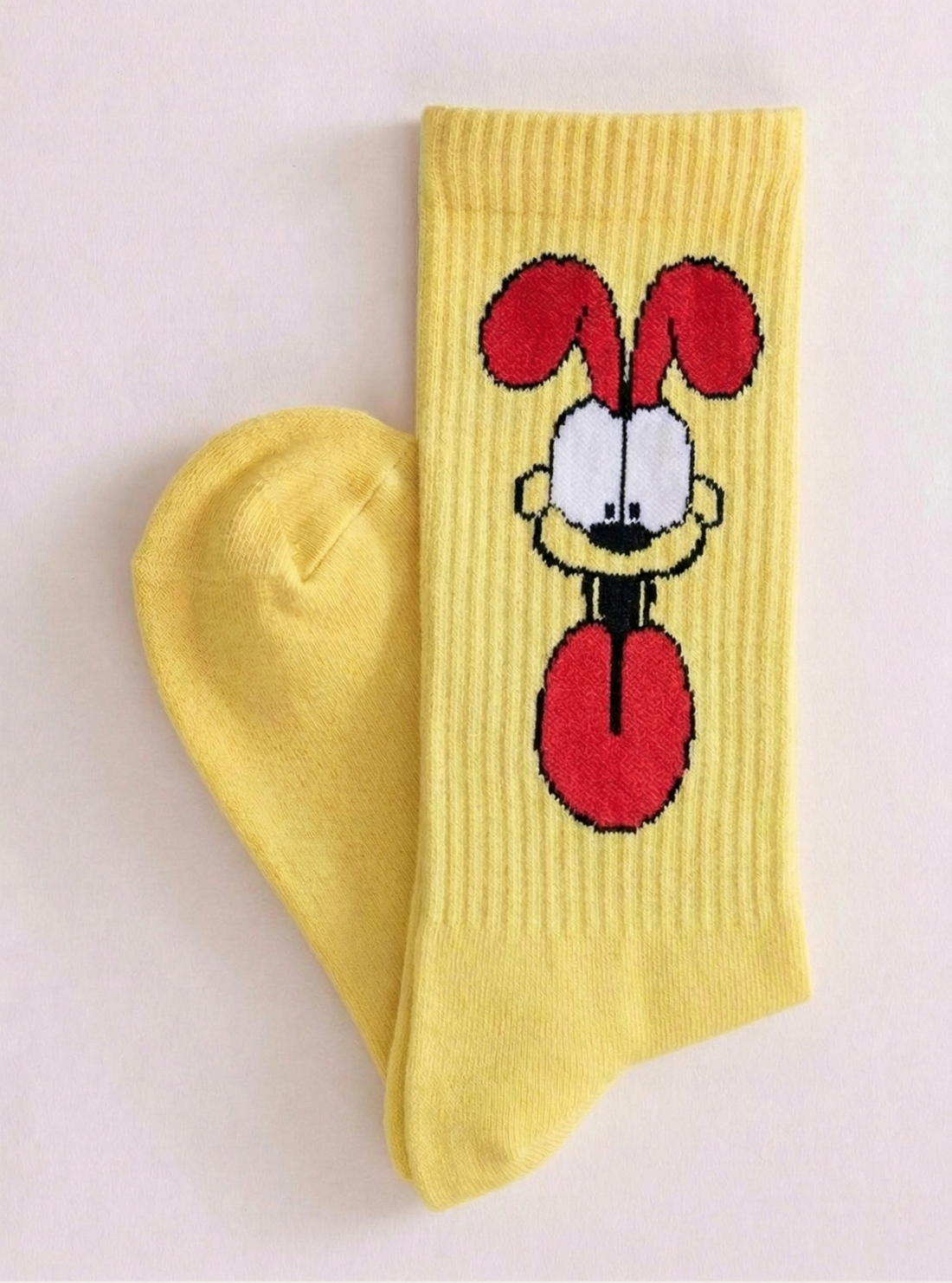 Paws & Pause Garfield Calcetines Tissue, Amarillo Claro