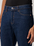 Buckle Up Vintage Fit Jeans Azul Obscuro – jeans regular fit para hombre Distefano (vista 7)