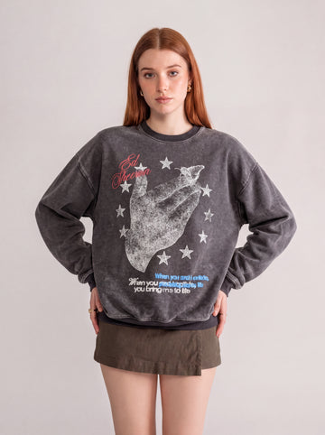 Ed Sheeran Thinking Out Loud Crew Neck, Negro