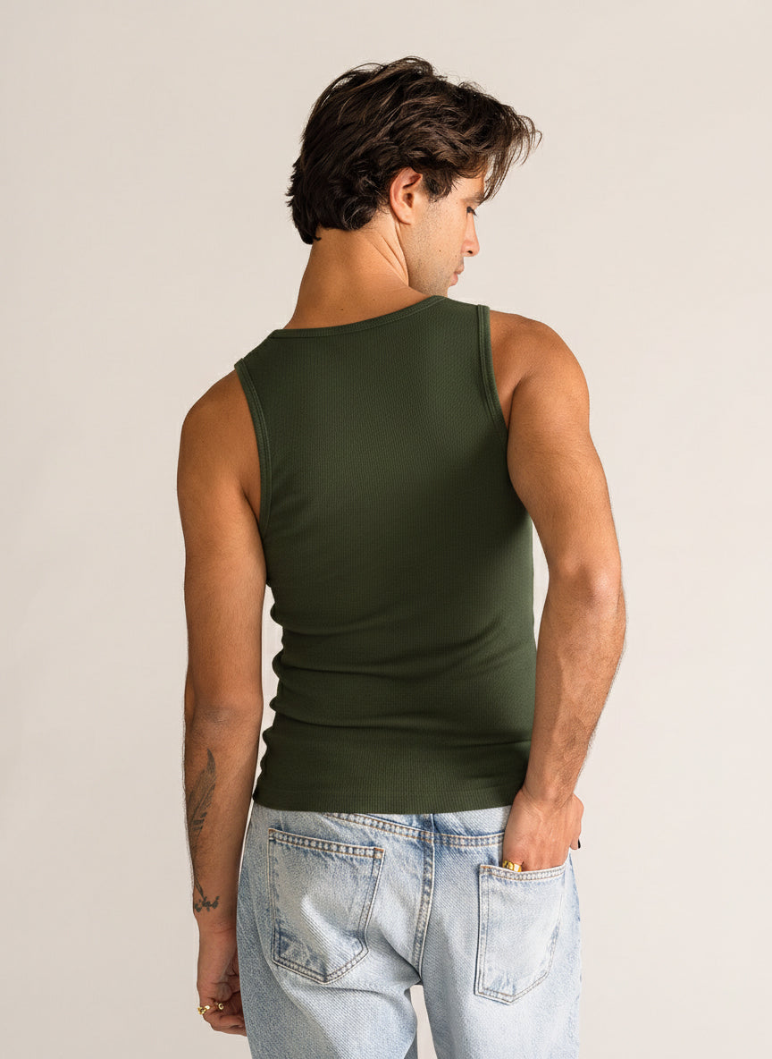 It's So Hot Tanktop, Verde Obscuro