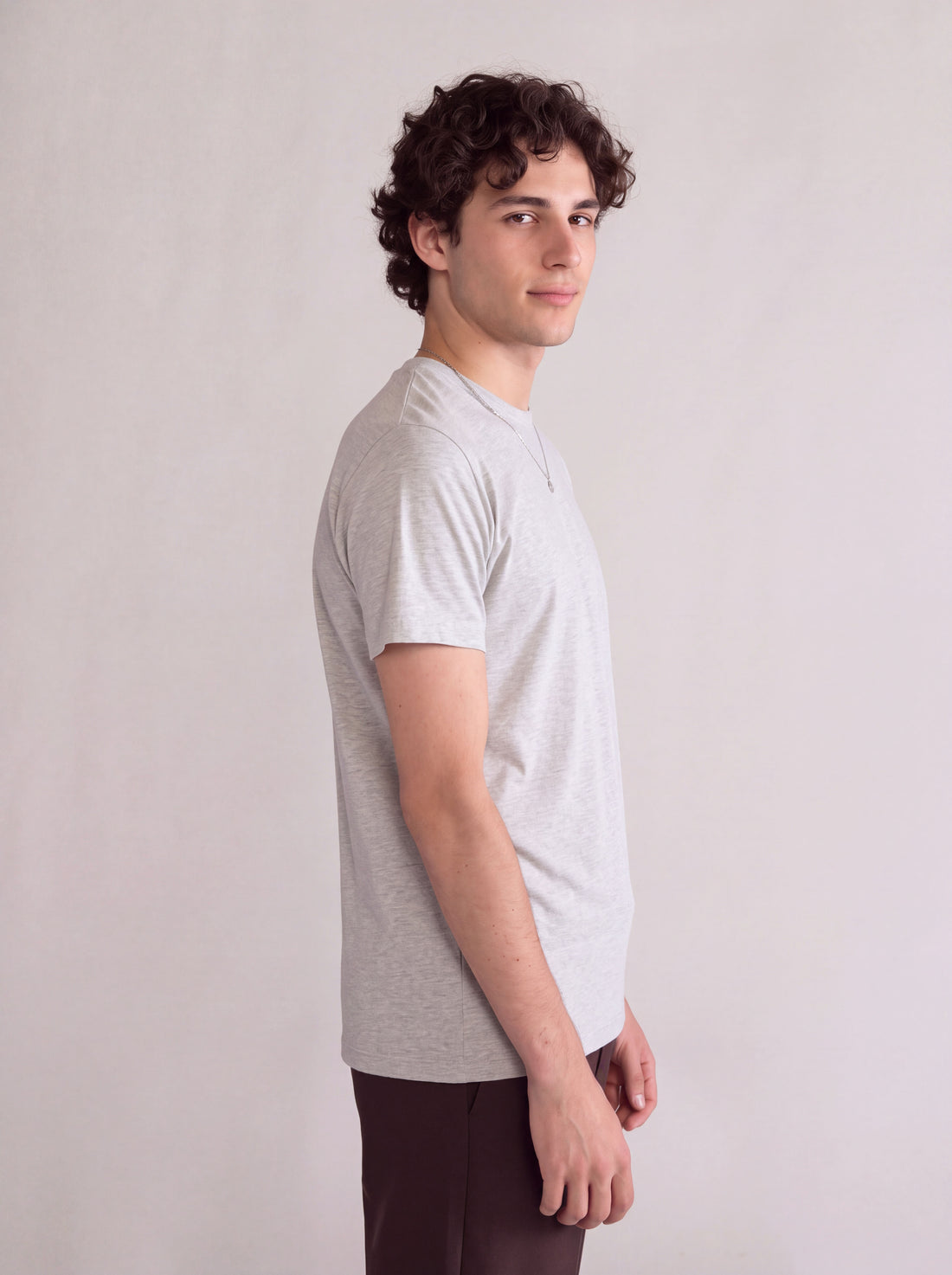 Back To Basics T-Shirt, Gris Claro