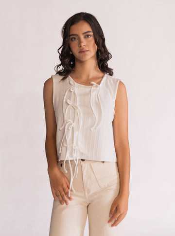Fairy Tale Blusa, Blanco