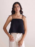 Open Your Heart Blusa Negro – blusa para mujer Distefano