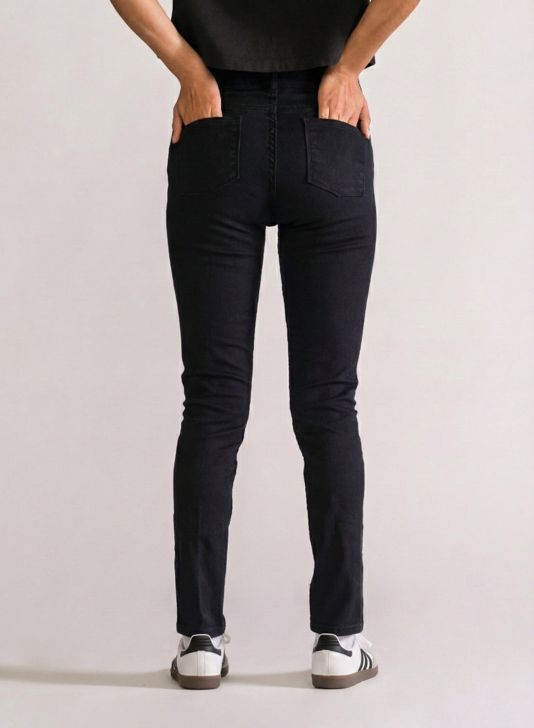 Basic Skinny Jeans, Negro