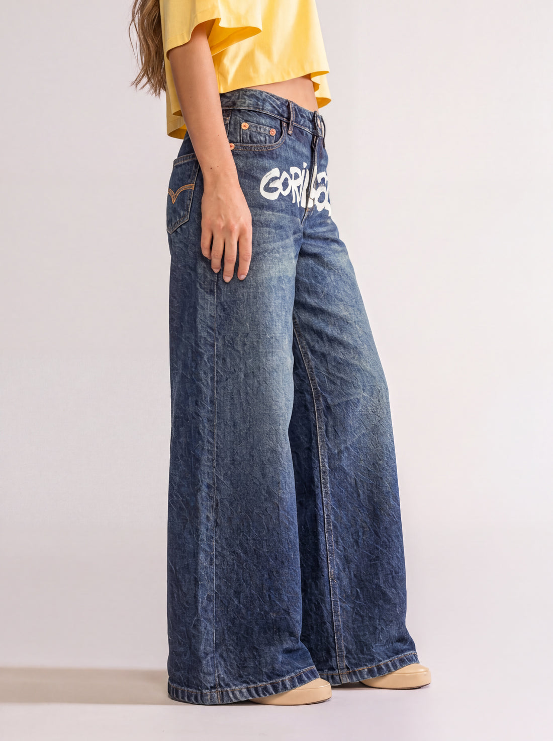 Gorillaz Baggy Jeans, Azul Marino