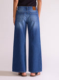 Wide Leg High Waist, Azul Claro