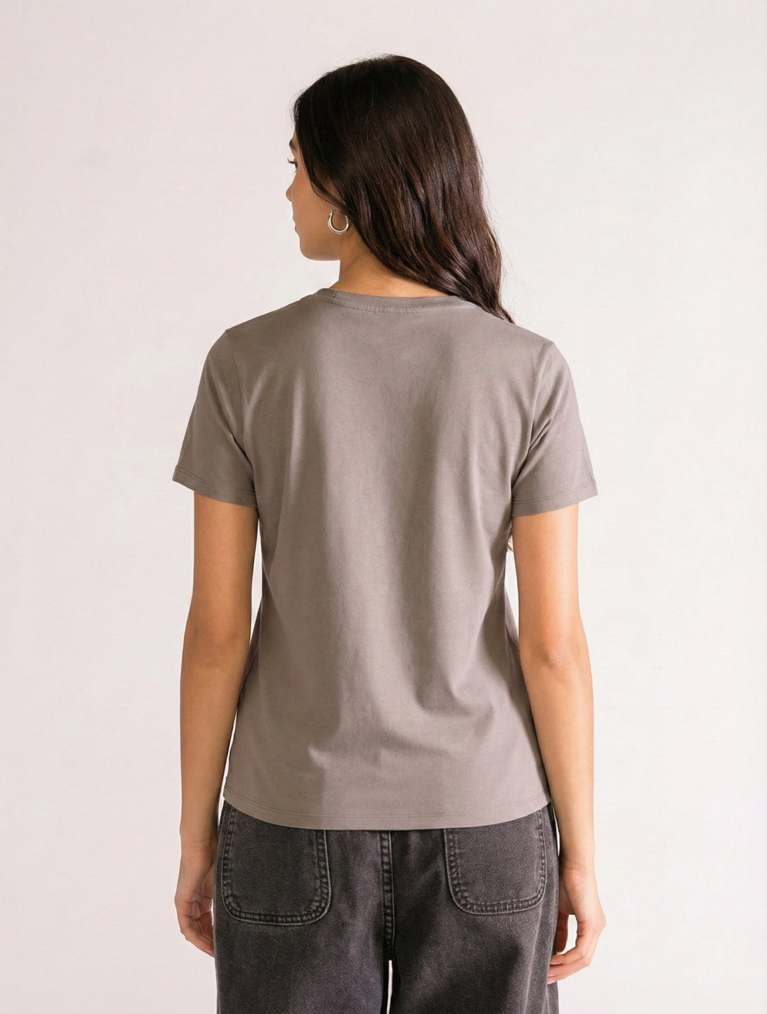Basic Premium Tee, Gris Obscuro