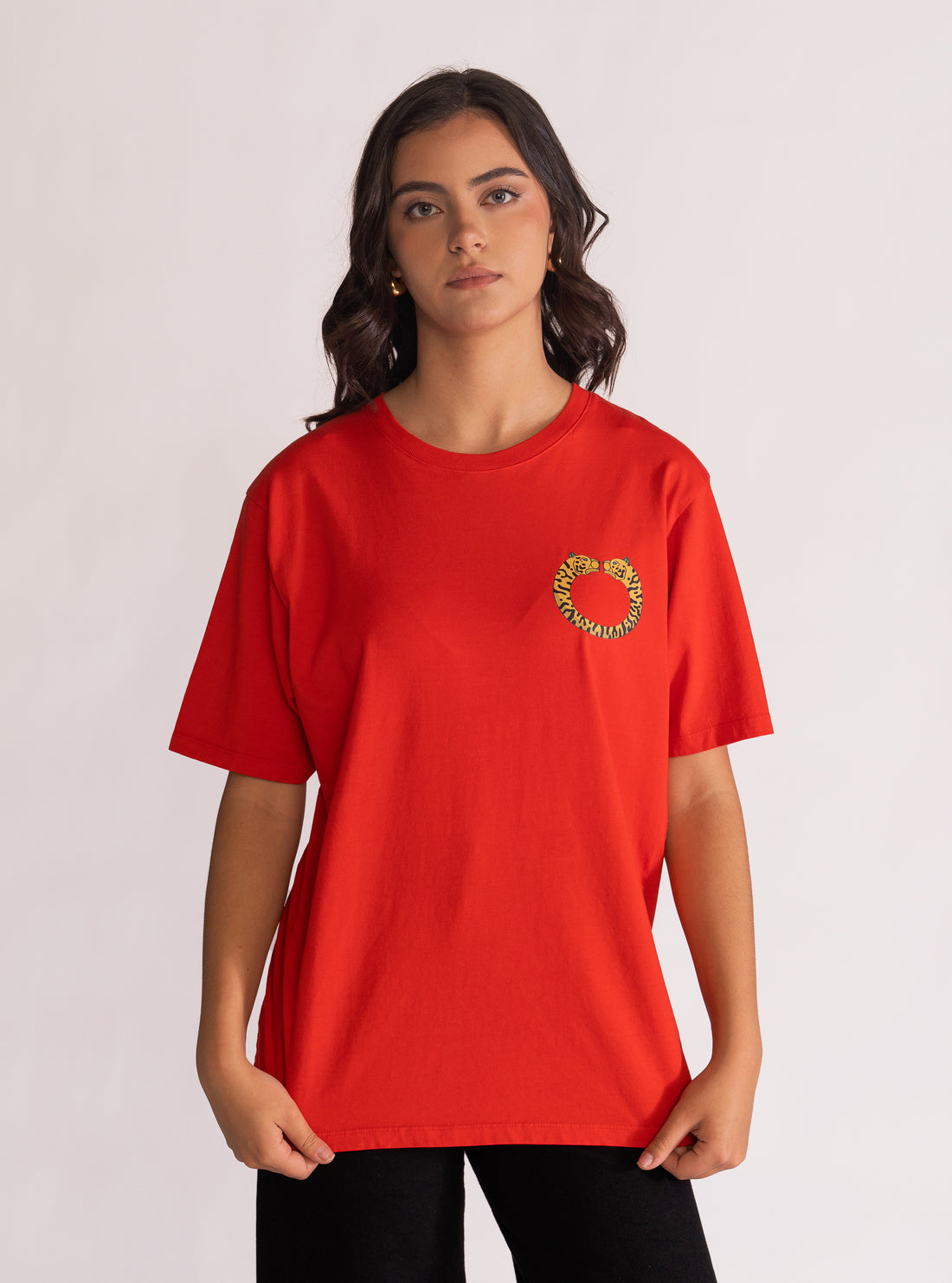 Gold Tiger, Playera, Rojo