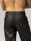 Blackout Slim Fit Jeans, Negro