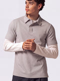Camisa Polo Basic Premium SEAMLESS, Gris claro