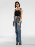 Mariah Bell Bottom Jeans, Celeste