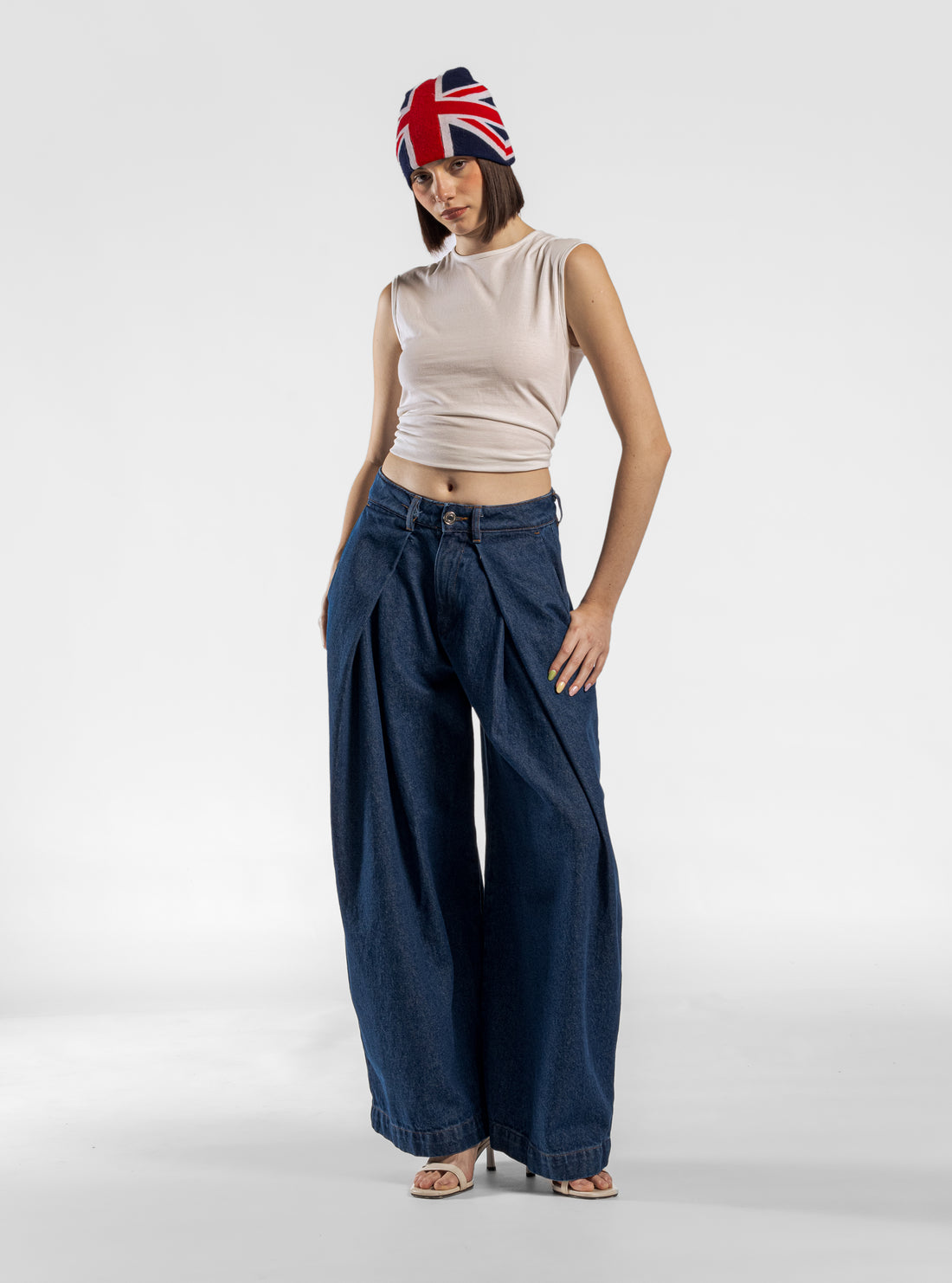So Good, Wide Leg Jeans, Azul Obscuro