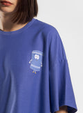 Toallín Cropped Playera, Morado