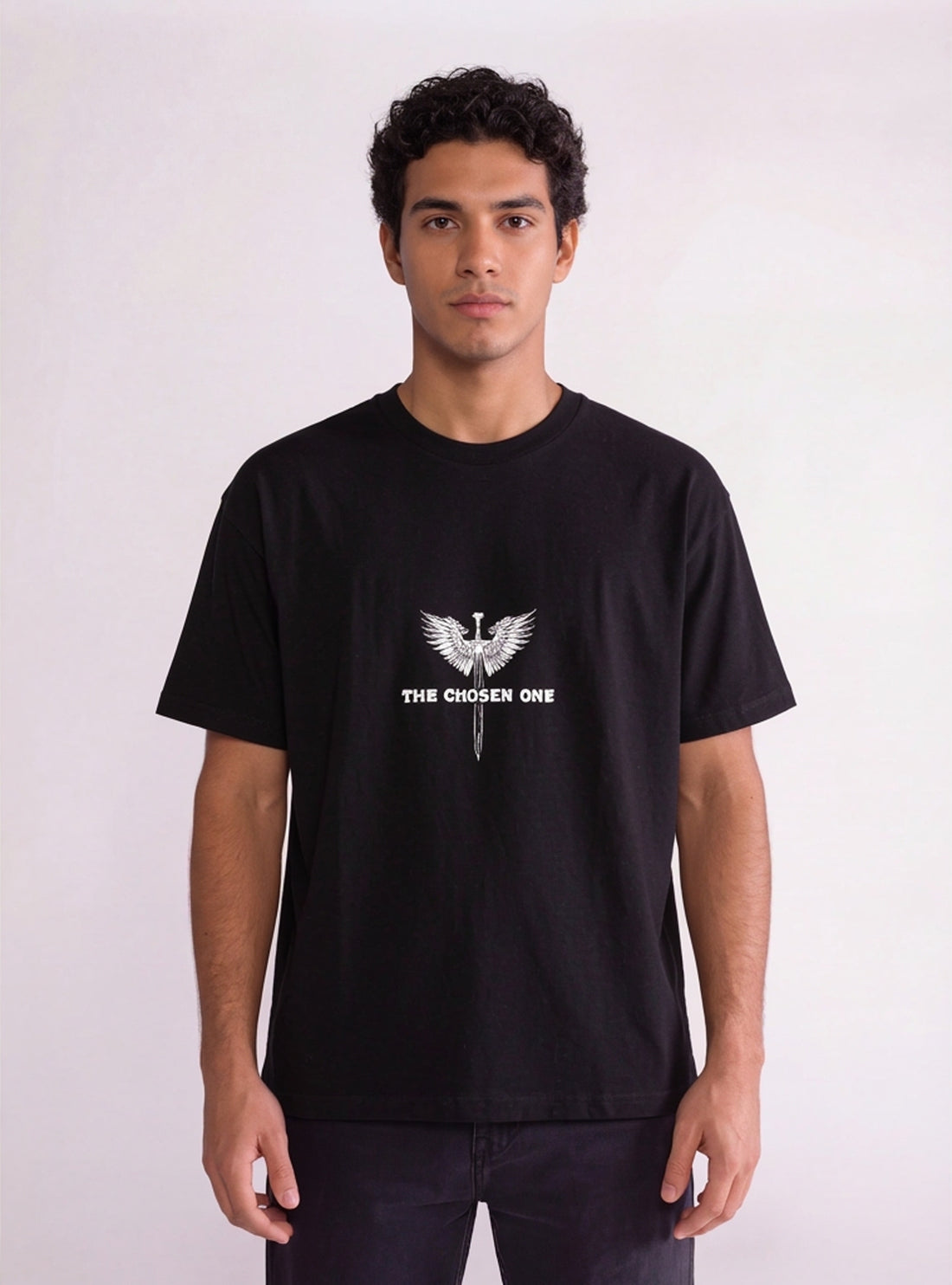 Cupid's Story Playera, Negro