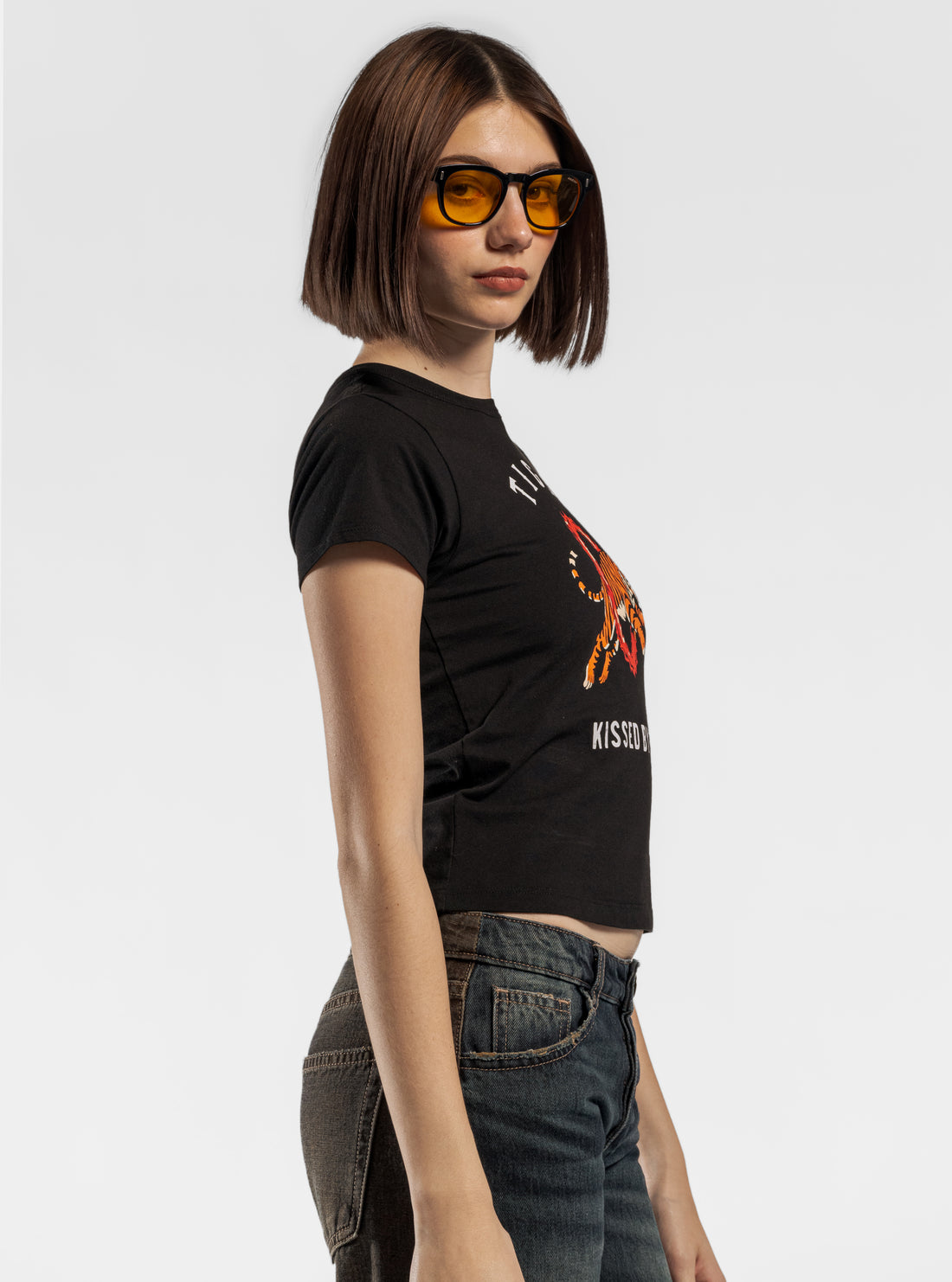 Temple Tigers, Baby Playera, Negro