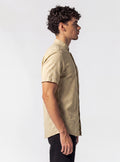Full Swing Camisa Cuello Mao, Verde Claro
