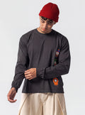 South Park Main Characters Playera Boxy, Gris Obscuro