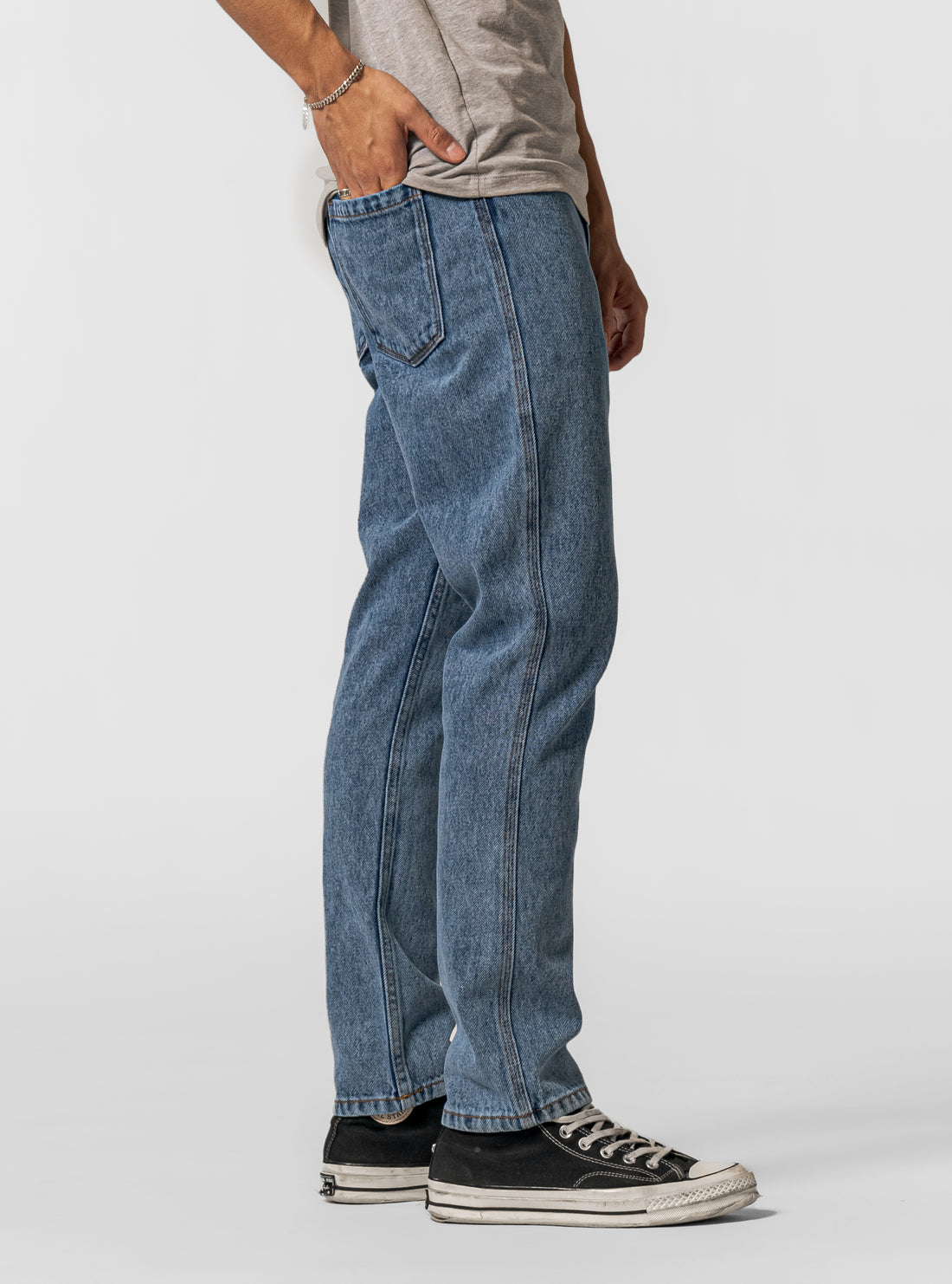 Fresh Off Vintage Fit Jeans, Azul Obscuro