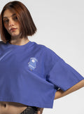 Toallín Cropped Playera, Morado