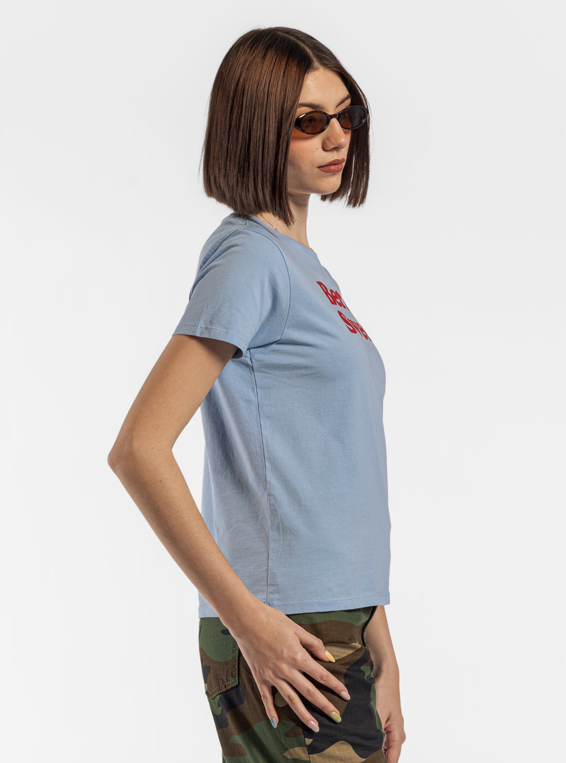 Cherry Baby Playera, Celeste