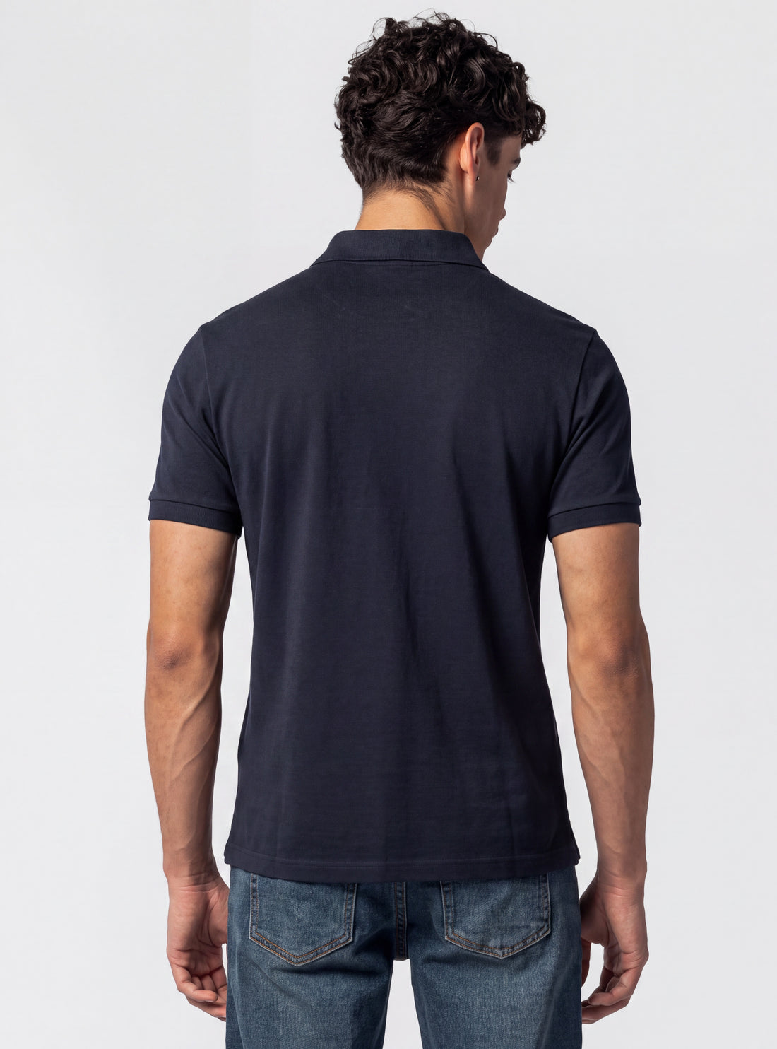 Camisa Polo Basic Premium SEAMLESS, Azul Marino
