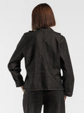 Military Denim Chumpa, Negro