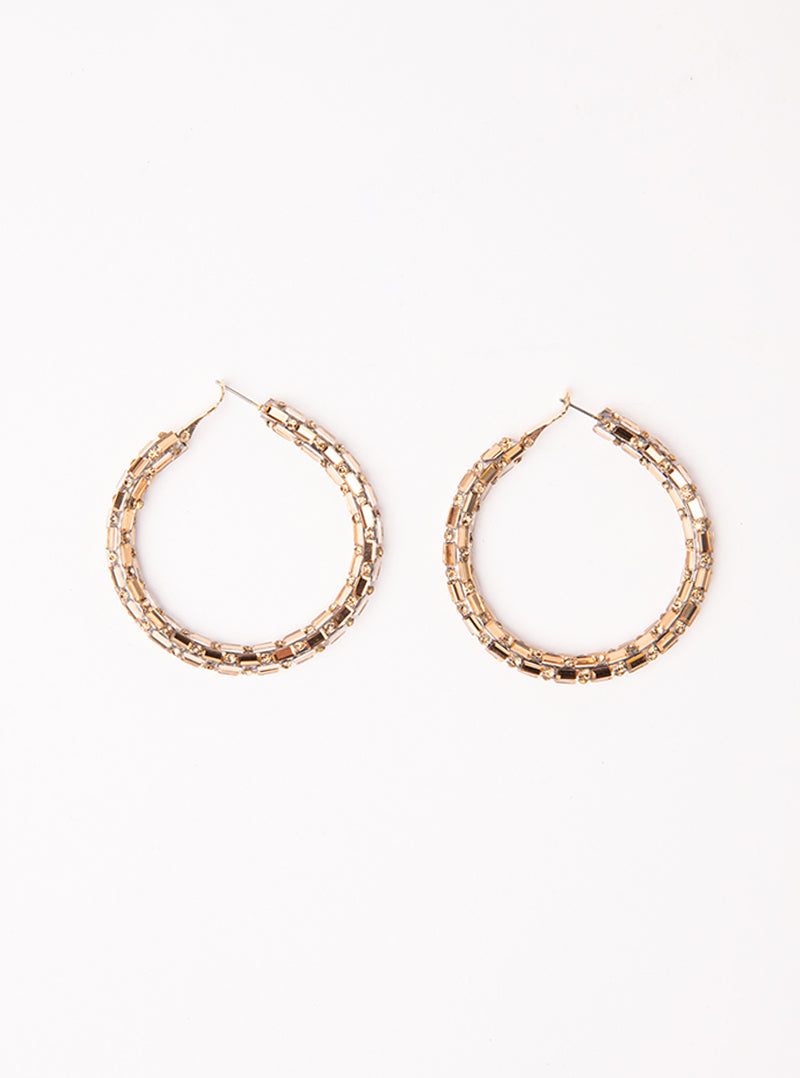 Lose Control Earrings, Dorado