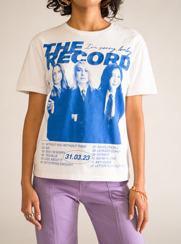 The Record Tee, Blanco