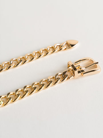 Vintage Life Chain Belt, Dorado