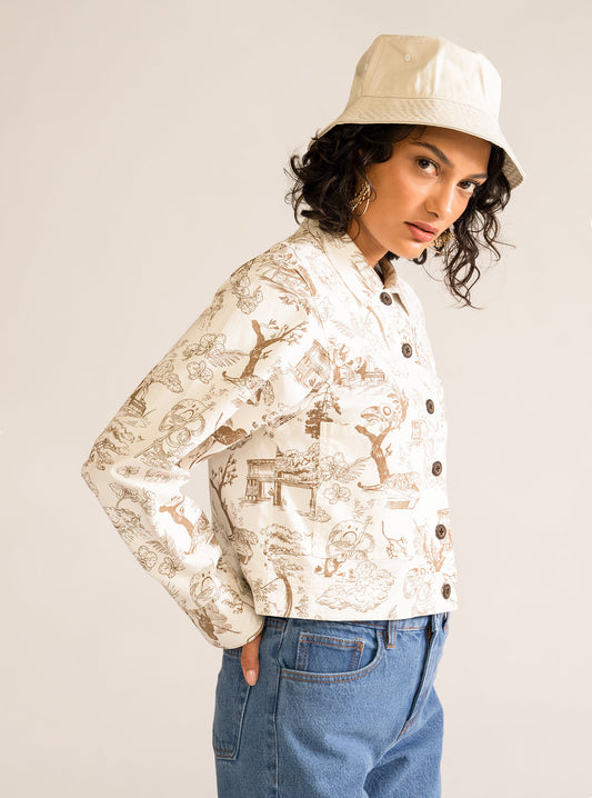 Cosmic Nature Jacket, Crema