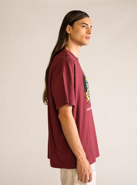 Real Monsters Oversize T-Shirt, Corinto