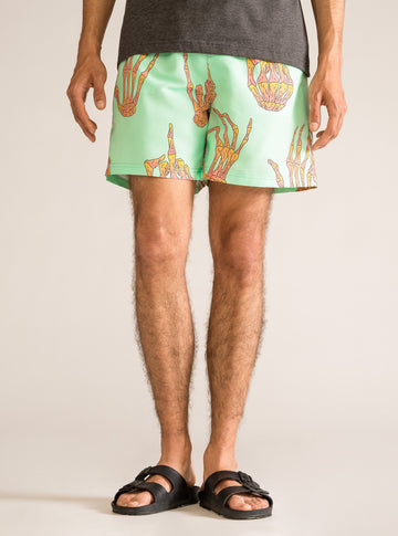 Multiple Summer Sunsets Swimsuit, Verde Menta