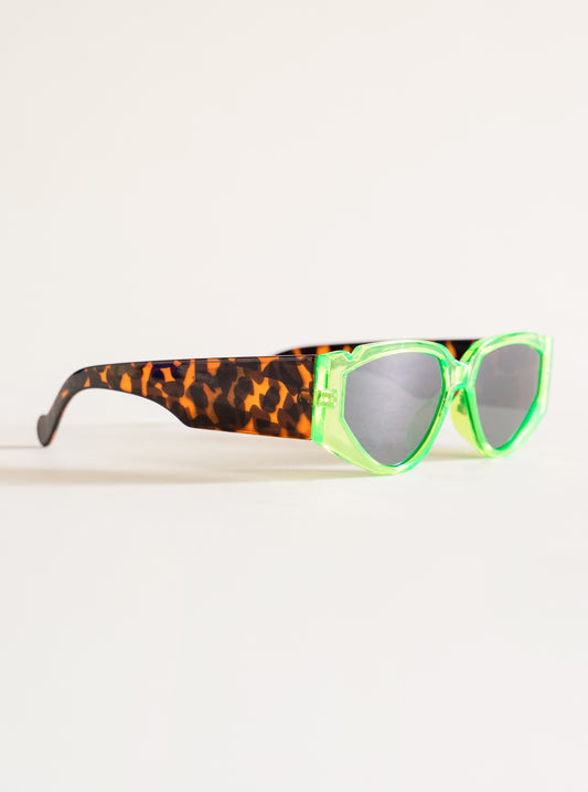 Don't Miss Out Sunglasses, Verde Claro
