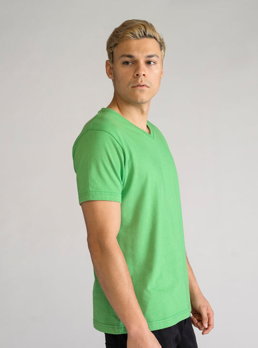 Everyday Regular T-Shirt V, Verde Claro