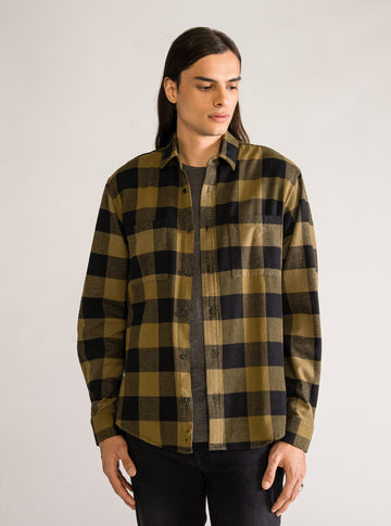 Lumberjack Jack Shirt, Verde Olivo
