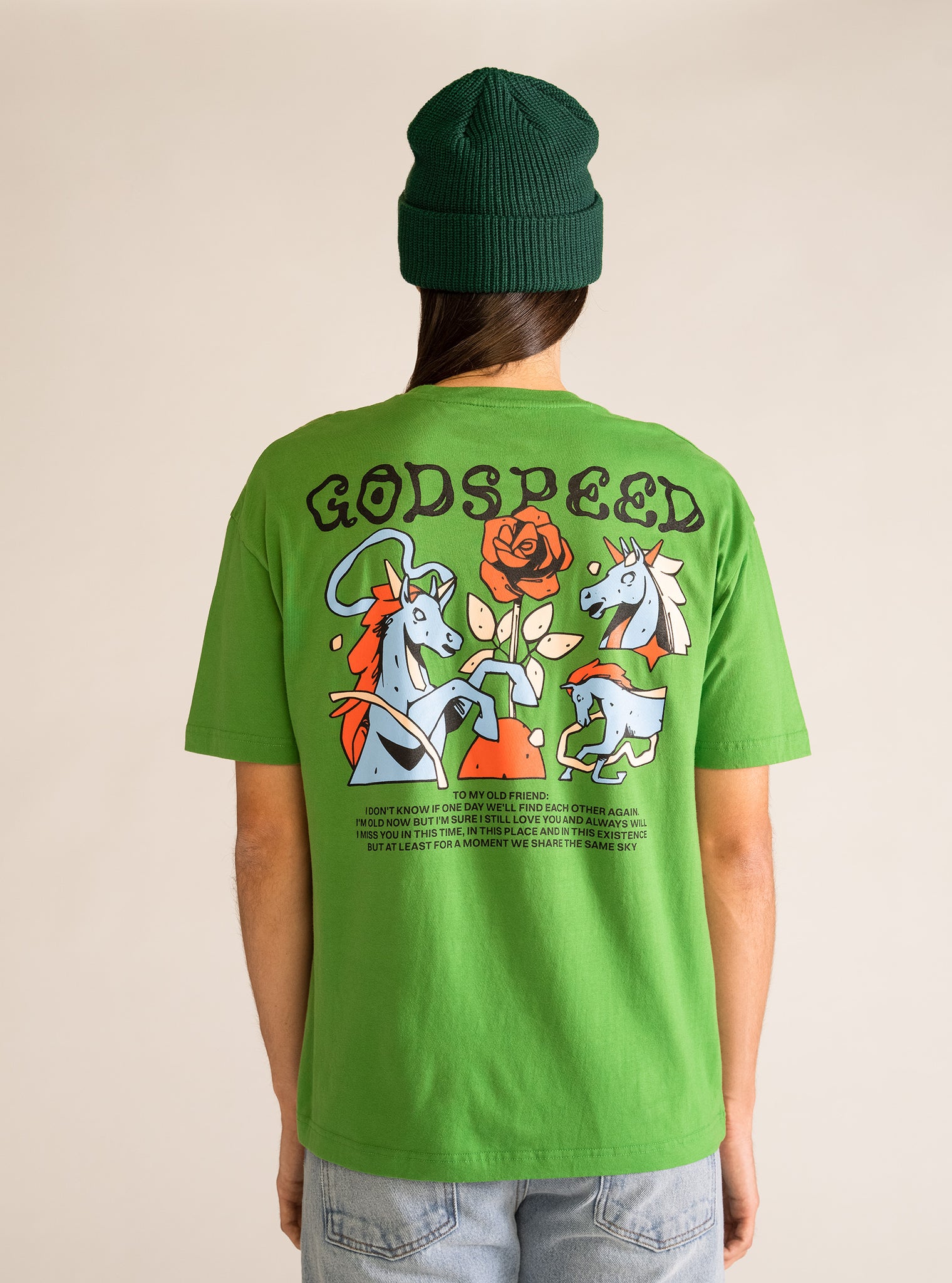 Godspeed Drop T-shirt, Verde Claro