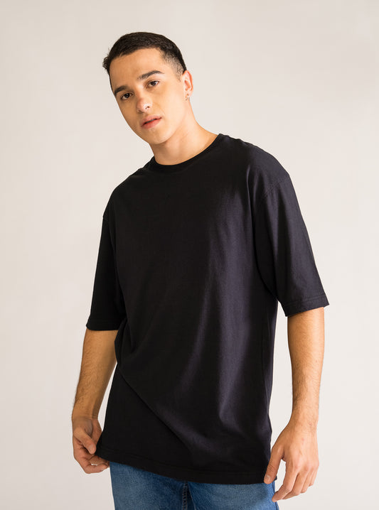 Nightcrawler Oversize T-Shirt, Negro