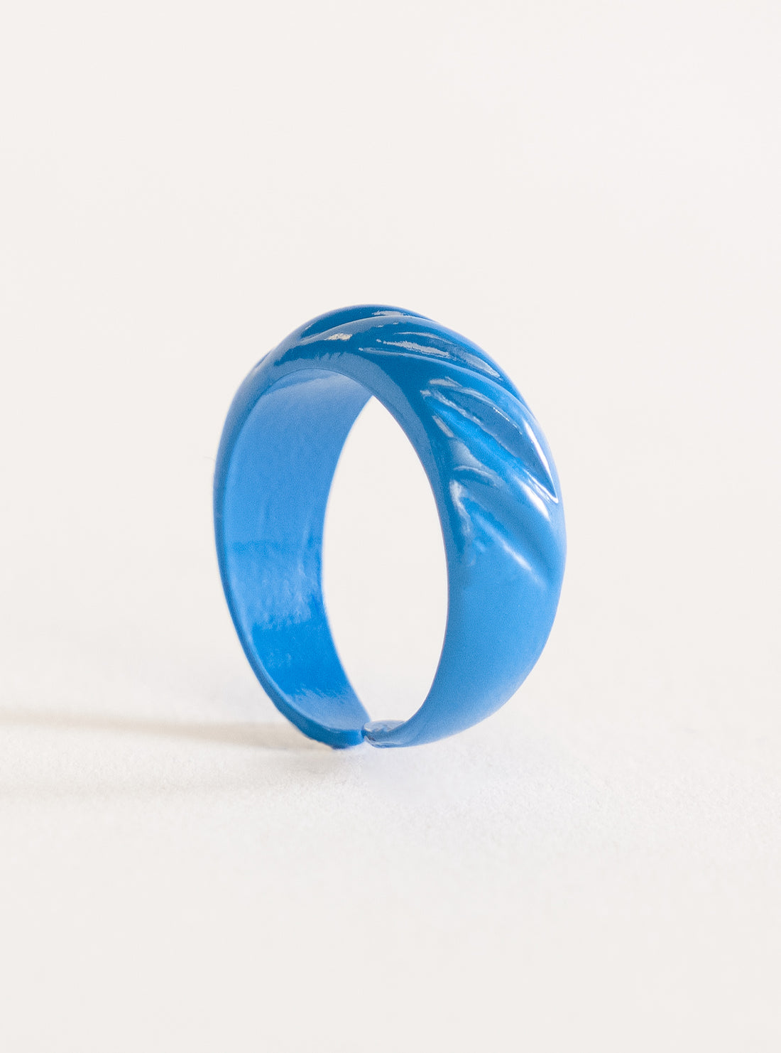 Wavey Baby Ring, Azul Claro