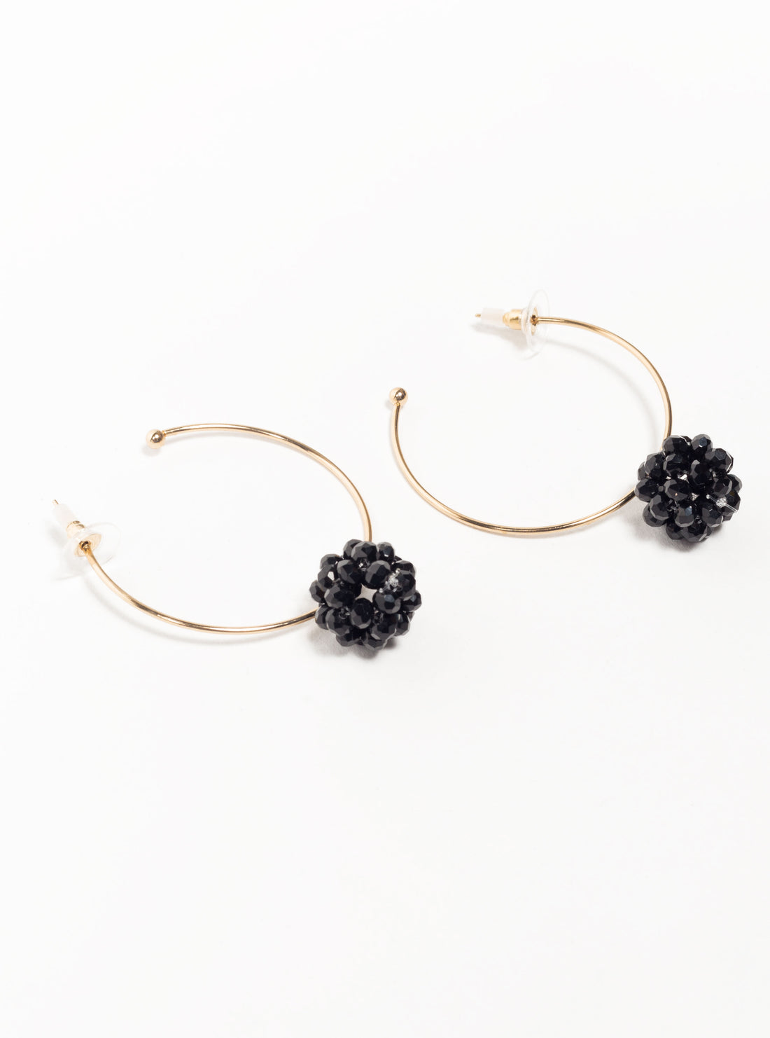 Disco Babe Earrings, Negro