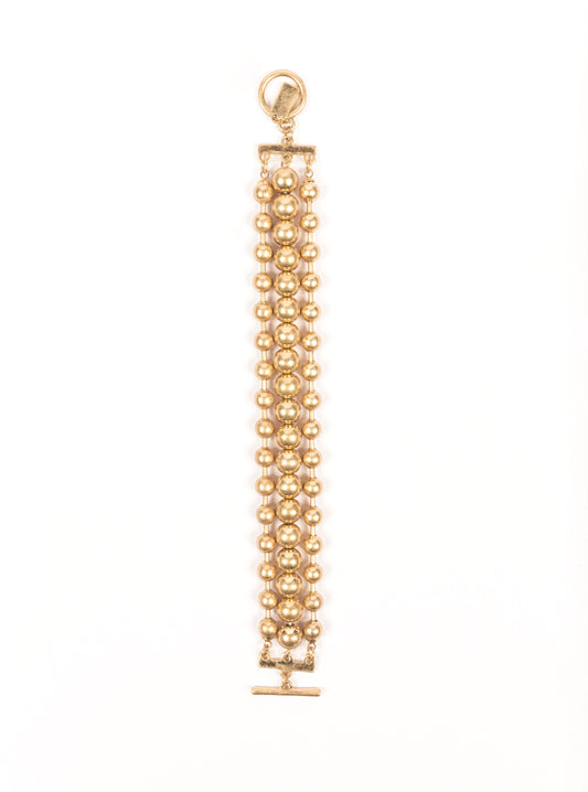 The Big Bead Theory Bracelet, Dorado