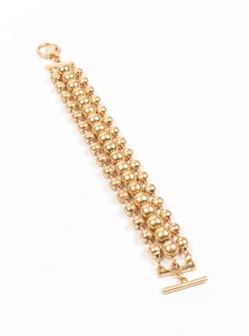 The Big Bead Theory Bracelet, Dorado
