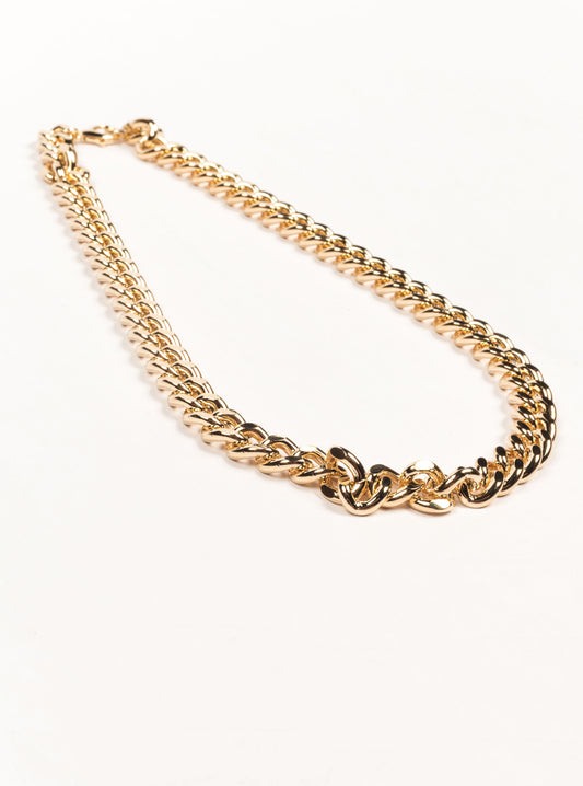 Chain me up necklace, Dorado