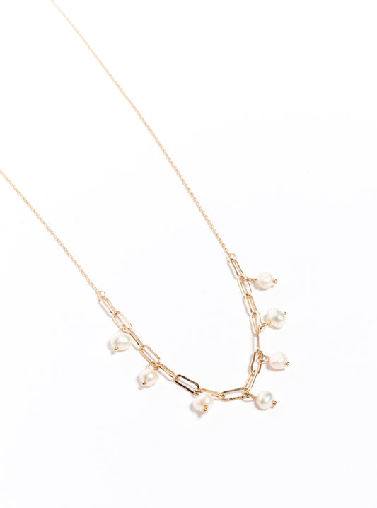 Candy Pearl Necklace, Dorado