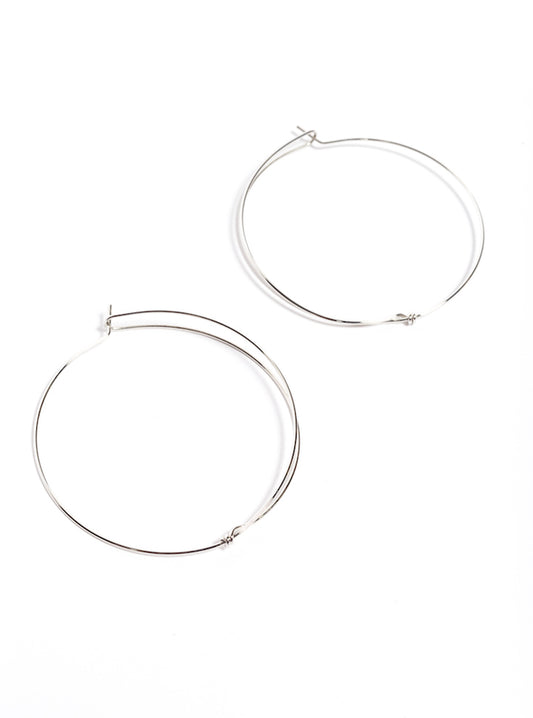 Basic Instinct Earrings, Plateado